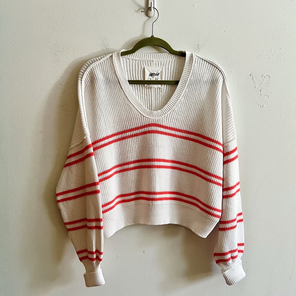 aerie beyond cropped sweater